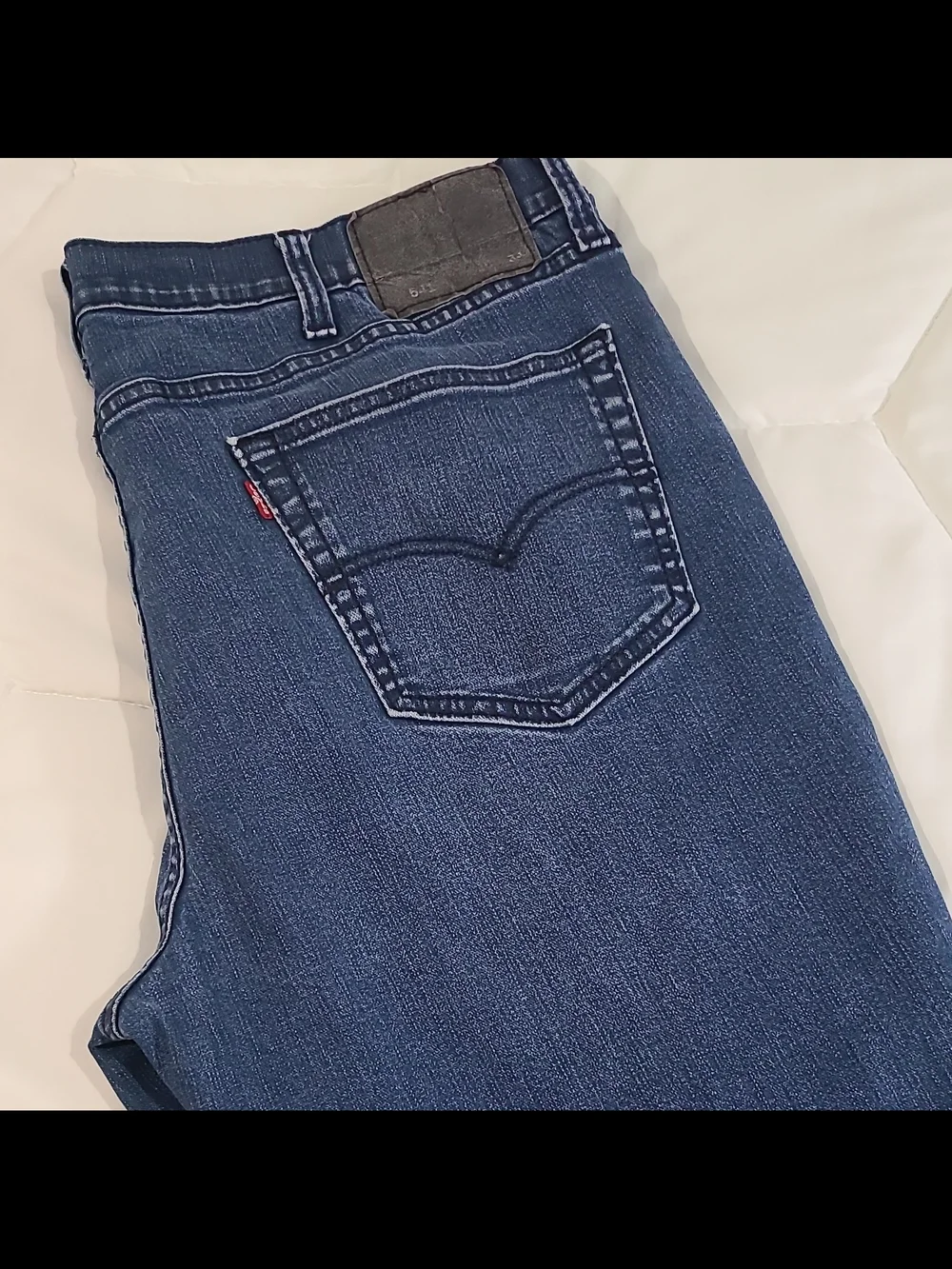 Levi's 541 40x34 Men's Blue Denim Jeans Straight Leg Mid Rise Medium Wash
